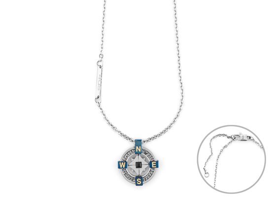 Collana 4US: Cesare Paciotti Uomo Autunno Inverno 24 in Acciaio 4UCL6927 - 4UCL6927